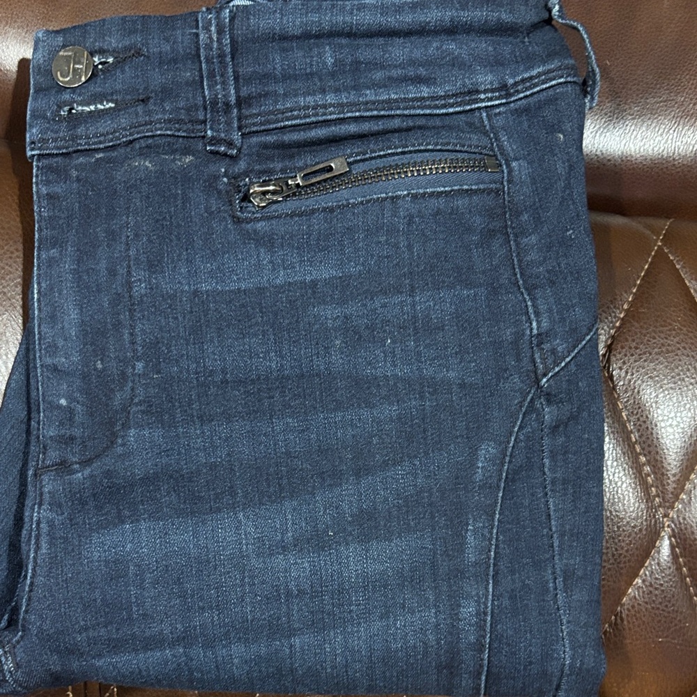 Soho Women Navy Skinny Jeans with Zip Pocket